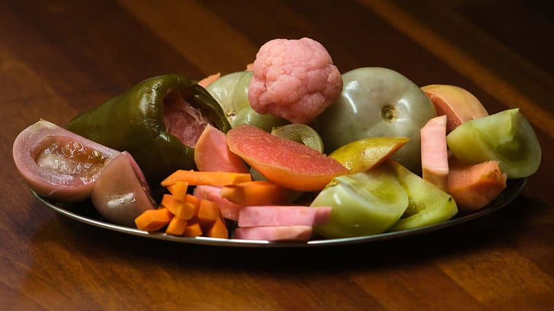 mixed pickles platter