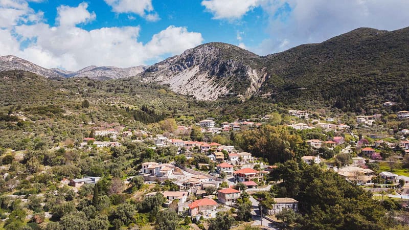 sivros village lefkada greece