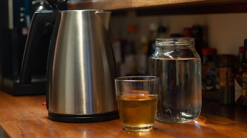 Descale your kettle with vinegar