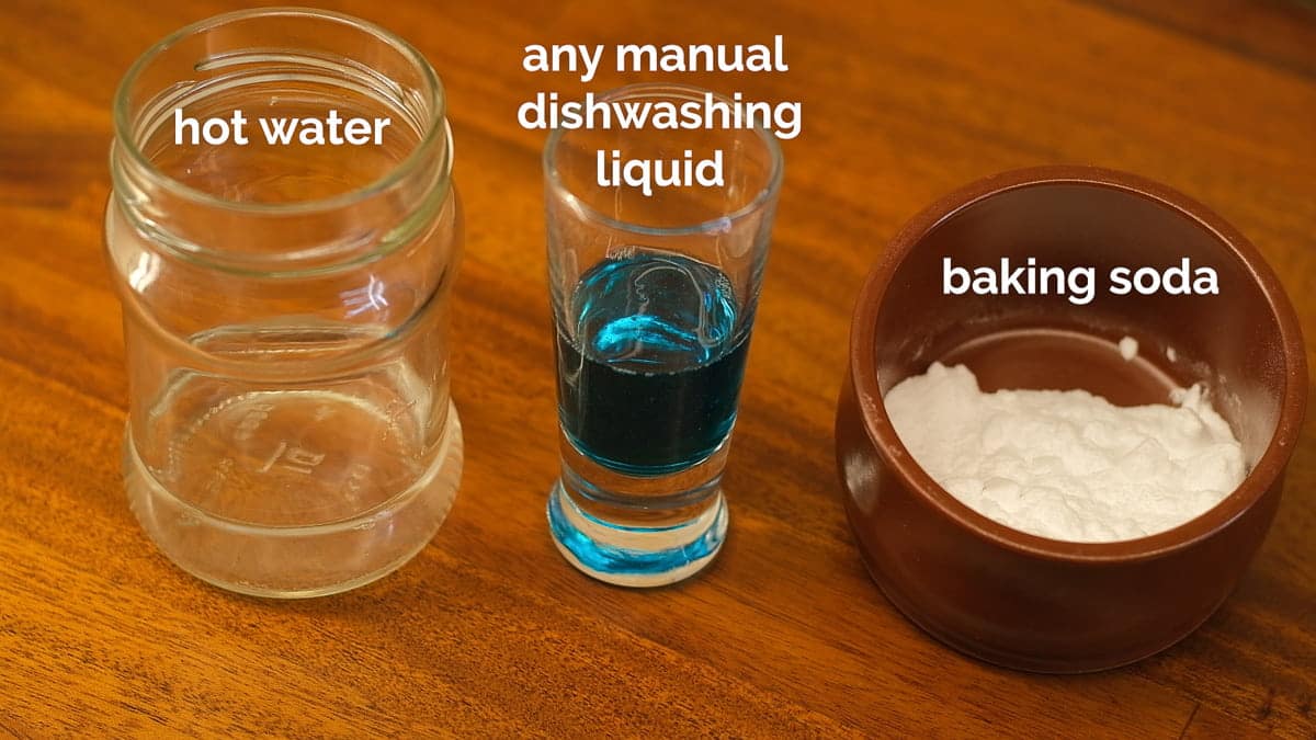 stovetop cleaner diy with baking soda