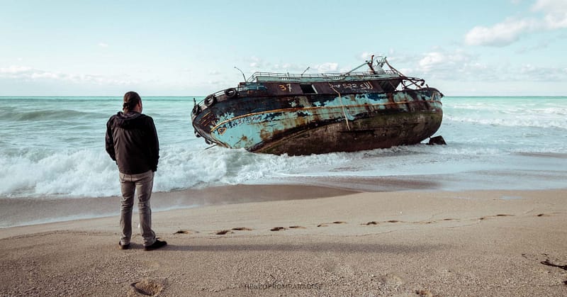 lefkada shipwreck photography