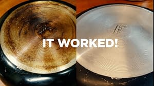 cleaning pots and pans bottom with a method that really works